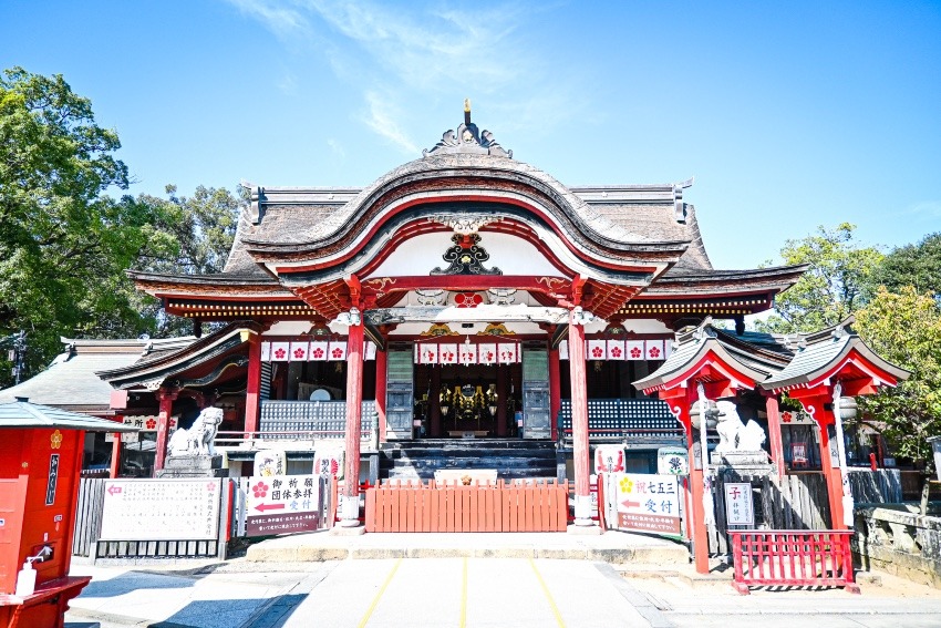 水田天満宮と恋の木神社