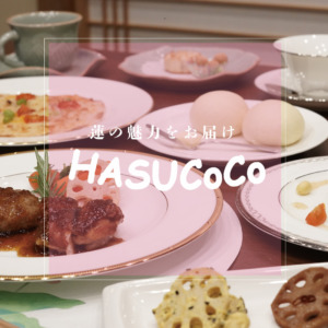HASUCoCo【ハスココ】蓮根と蓮の実を用いた蓮料理やスイーツをご提供